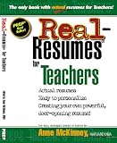 Real-Resumes for Teachers (Real-Resumes Series) (Real-Resumes Series)