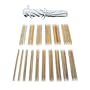 2mm - 12mm Satz mit 16 Nadelspielen mit jeweils 5 Nadeln je St�rke 25cm (10 Zoll) Handarbeit Doppelstricknadel in Baumwolltasche von Curtzy TM (80 Nadeln)