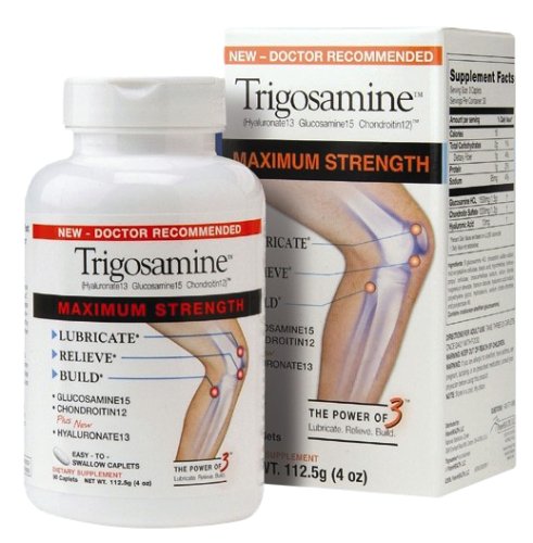 Trigosamine Jointcare Supplement, Maximum Strength Caplets, 90-Count Bottle