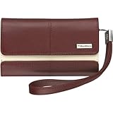 BlackBerry 8900, 95XX, 8520 Leather Folio (Merlot)