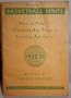Basketball Hints How to Play, Championship Plays, Training Advice 1938-39