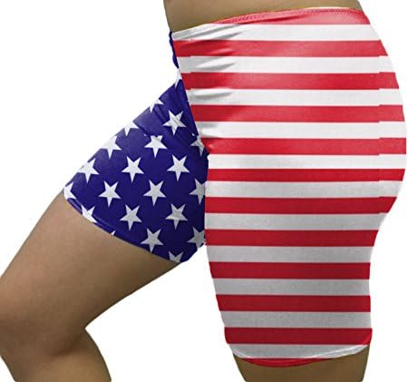 Outta Bounds Stars and Stripes yoga shorts (Available in 3 lengths) (2.5" Adult Small 2-4)