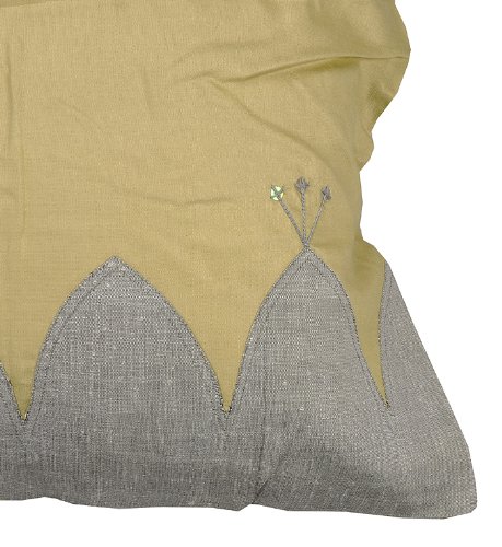 Imagen 3 de Cojín Seda Cubre con tamaño de trabajo de bordado y parche de 18 x 18 pulgadas Juego de 3 piezas