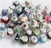 Murano Style Glass Lampwork 925 Bead Fit Pandora Mix, 14mm (10)