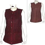 Cotton Vest Ladies Outerwear Quilted Patterns Outdoor Casual Dress Handmade in Jaipur in India... by ShalinCraft