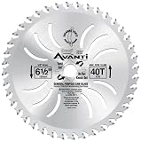 Freud TK301 Avanti 6-1/2 40 Tooth ATB 5/8 Arbor Thin Kerf Finishing Circular Saw Blade