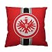 Eintracht Frankfurt Fanartikel Kissen Wappen Streifen