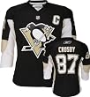 Sidney Crosby Black Reebok Player Replica Pittsburgh Penguins Youth Jersey