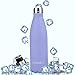 AOMERLY Double Walled Vacuum Insulated Stainless Steel Sport Water Bottle BPA Free - Lavender