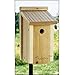 Woodlink NAWRCH Audubon Cedar Wren and Chickadee House,White,7.5L x 6D x 12H in.