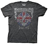 Grateful Dead Europe 1972 Concert Men's Charcoal Tee S
