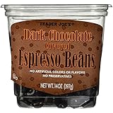 Trader Joe's Dark Chocolate Covered Espresso Beans 14 oz.