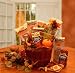 Autumn Feast of Sweets and Treats in Bushel Basket