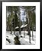 A Summer Holiday Cottage During the Spring Thaw, Kuihmo Province, Finland, Scandinavia Framed Art Poster Print by Jean-luc Brouard, 25x31