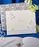 Butterfly design wedding guest book 51CFukqPDIL. SL160 Butterfly design wedding guest book