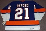 KYLE OKPOSO New York Islanders 1970's CCM Vintage Throwback NHL Hockey Jersey