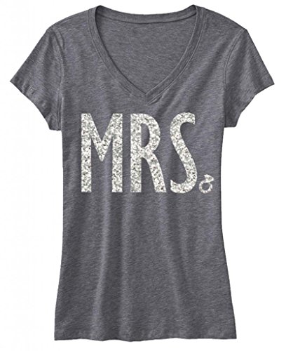 NoBull Woman Apparel Women's MRS. Glitter Bride Shirt