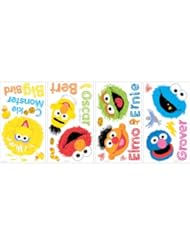 Home Improvement: RoomMates RMK1866SCS Sesame Street Scribble Peel and Stick Wall Decals - York Wallcoverings