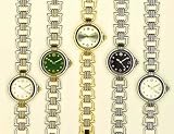 Silver D-Bit Link Watch with Black Dial