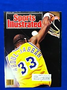 1987 Sports Illustrated June 22 Kareem Abdul-Jabbar (Lakers Win Title) Los Angeles Lakers Near-Mint