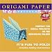 Origami Paper Pattern 6 3/4" 33 Sheets