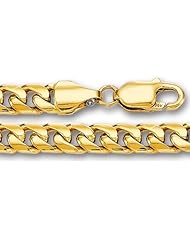 14K Yellow Gold Miami Cuban Link Chain (Width 6.9mm)