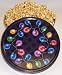 Gourmet Food : Scott's Cakes Gourmet Carmel Popcorn in a Christmas Lights Tin
