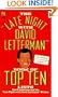 The "LATE NIGHT WITH DAVID LETTERMAN" BOOK OF TOP TEN LISTS