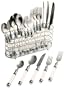 Cambridge Silversmiths Duplex 20-pc. Flatware Set with Caddy - Clear