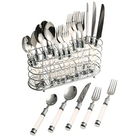 Buy Cambridge Silversmiths Duplex 20-pc. Flatware Set with Caddy - Clear