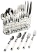 Cambridge Silversmiths Duplex 20-pc. Flatware Set with Caddy - Clear