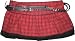 Emily the Strange juniors Red/Black Plaid Tartan Pleated Mini Skirt