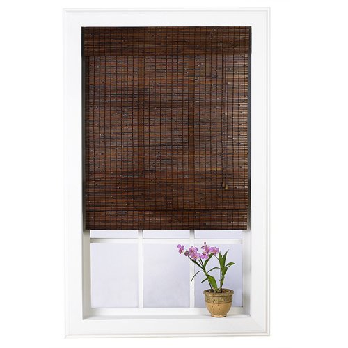 Espresso Bamboo Roman Shade - 48x72