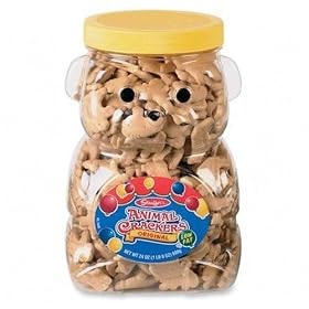 PFY11037 - Bear Cookie Jar,w Animal Crackers,Re-usable Container,24oz. by Products For you