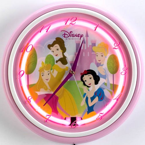 Kng Princess Neon Wall Clock