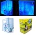 Logisys CLEAR ACRYLIC UV BLUE CASE ASSEMBLED/ Model #: CS888UVBL.