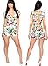 iecool New Sexy Romper Jumpsuit Deep V - Neck Floral Prints Club Trousers Small