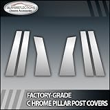 07-12 Acura Mdx 6Pc Chrome Pillar Post Covers