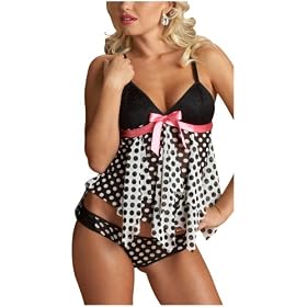Escante Women's Polka Dot Baby Doll