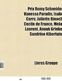 Prix Romy Schneider: Vanessa Paradis, Isabelle Carr, Juliette Binoche, Ccile de France, Mlanie Laurent, Anouk Grinberg, Sandrine Kiberlain