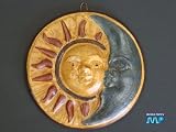 Sun and Moon Theme Red Clay Ceramic 11