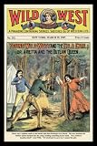 Canvas Print, Wild West Weekly: Young Wild West and the Gila Girl - 12x18