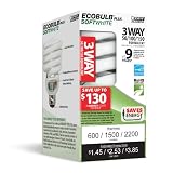 Feit Electric ESL50/150T/ECO 50/100/150-Watt Equivalent 3-Way CFL Bulb
