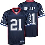 Men's C.J. Spiller #21 Buffalo Bills 2010 Rookie NFL Replica Football Jersey by Reebok (Navy-White)(Size=XXX-LARGE)