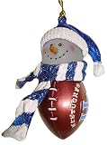 Kentucky Wildcats NCAA Touchdown Snowman Christmas Ornament