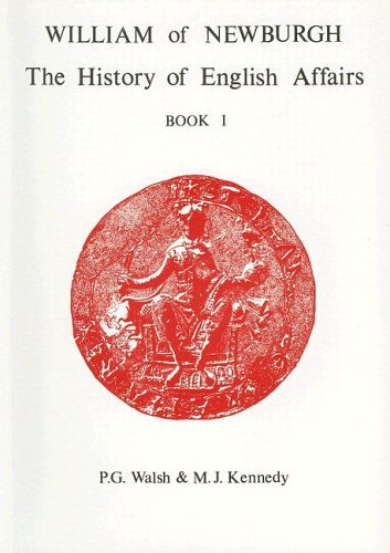 Image of: William of Newburgh: History of English Affairs I/Medieval Latin (Classical Texts)