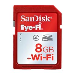 SanDisk Eye-Fi Secure Digital High Capacity Card (SDHC) + Reader 8GB
