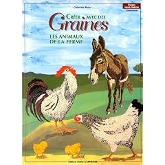 Creer avec des graines animaux ferme