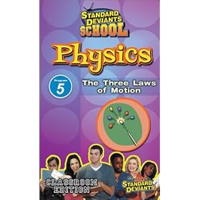 Standard Deviants School - Physics, Program 5 - The Three Laws of Motion (Classroom Edition) [VHS]