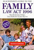Blackstone's Guide to the Family Law Act, 1996